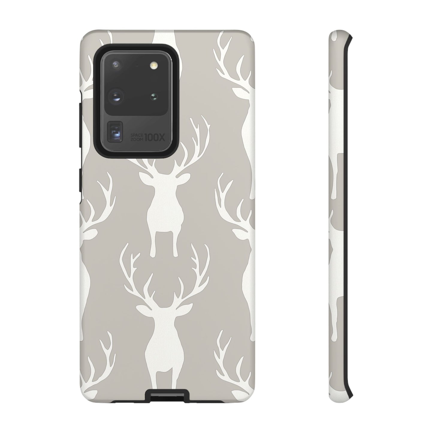Minimalist Deer Silhouette Pattern – Samsung Galaxy Series Case