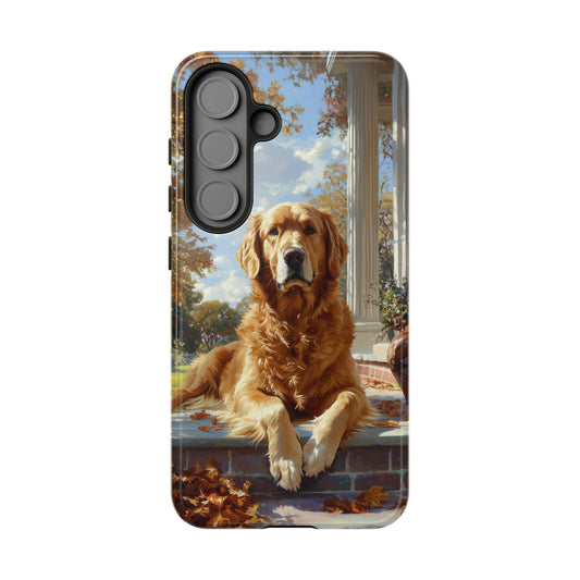 Golden Retriever Autumn Serenity - Samsung Galaxy Series Case