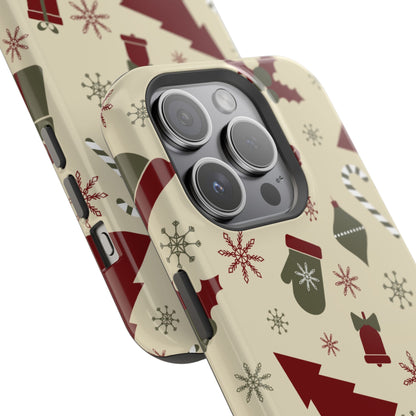 Vintage Holiday Cheer - MagSafe iPhone Series Case