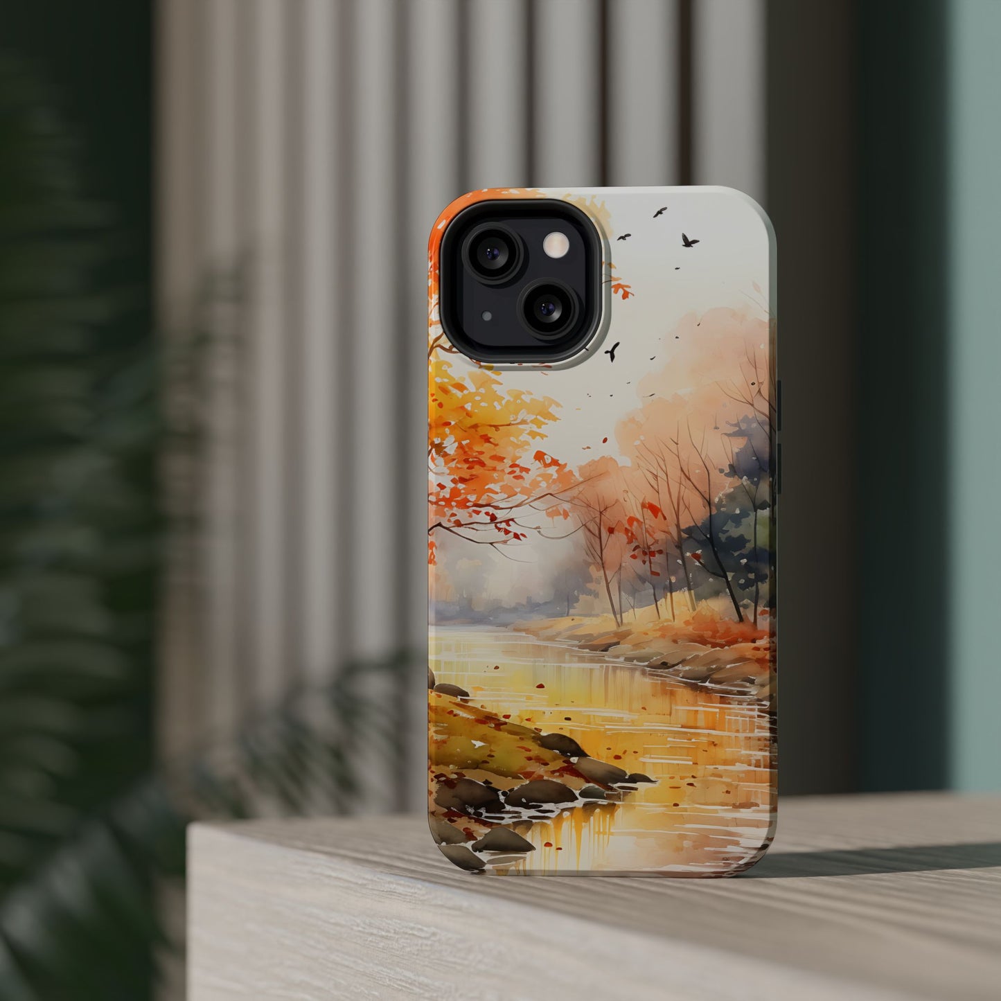 Autumn River Serenity – MagSafe iPhone Case