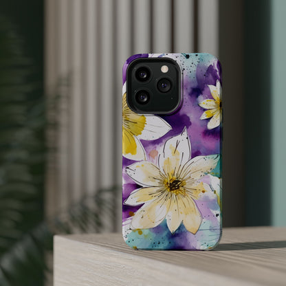 Abstract Floral Watercolor Splash - MagSafe iPhone Series Case