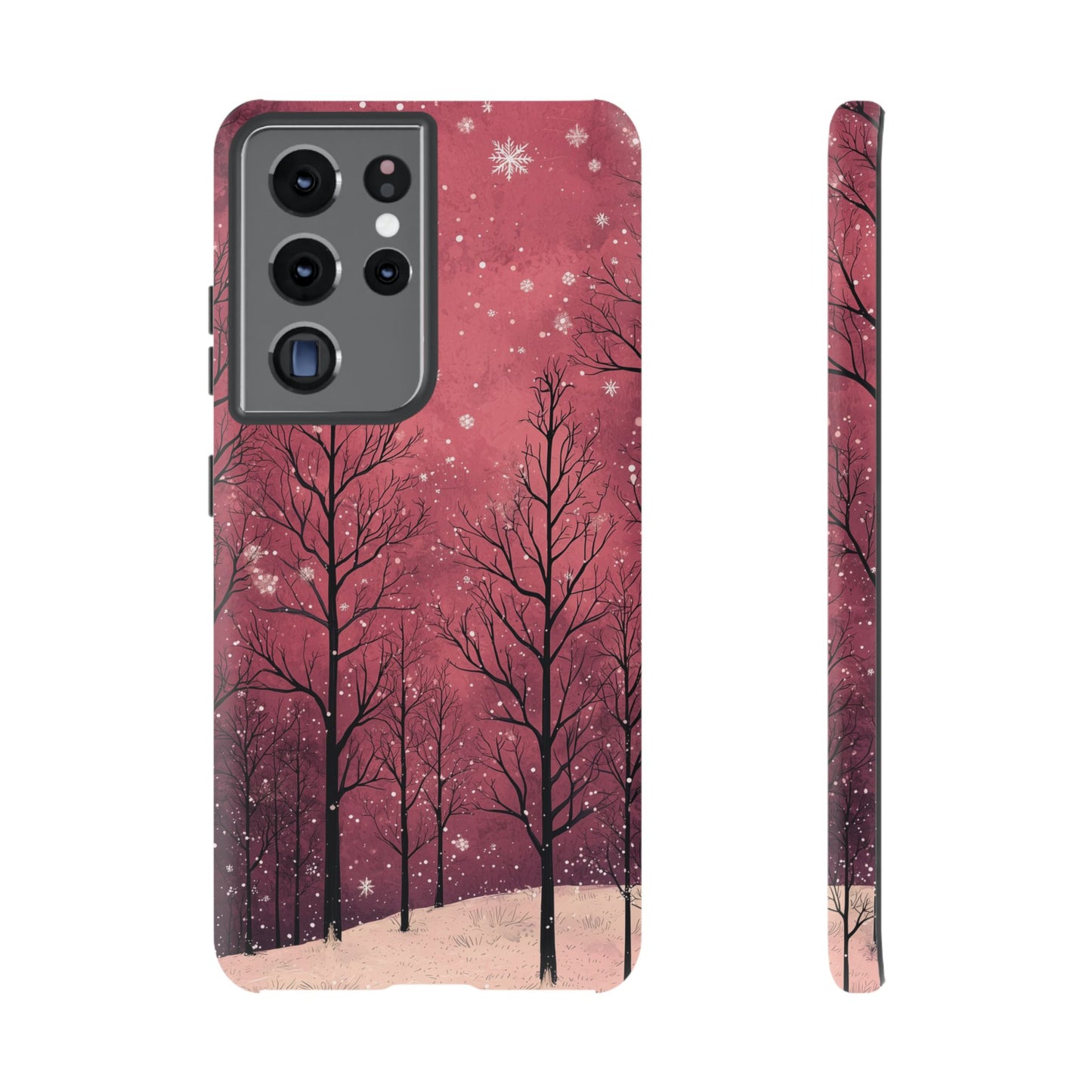 Pink Winter Twilight Forest - Samsung Galaxy Series Case