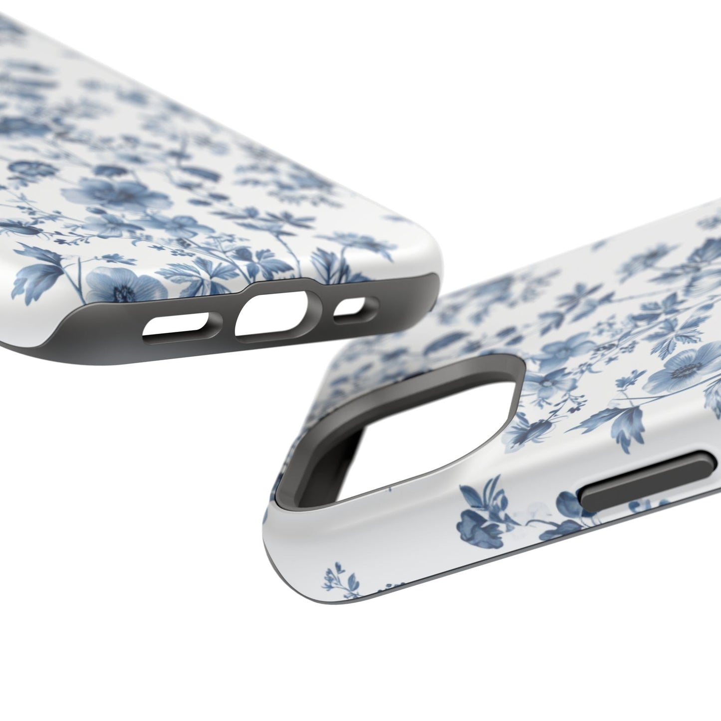 Enchanted Garden Blue Toile iPhone Case