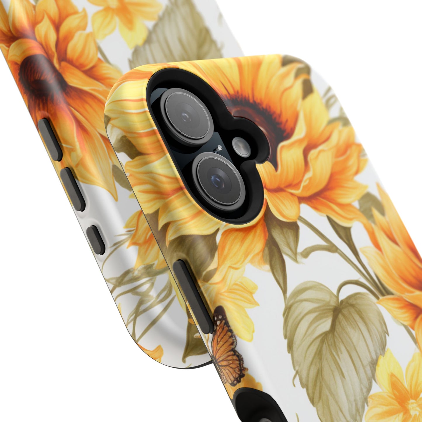 Sunflower & Butterfly Bliss - MagSafe iPhone Series Case