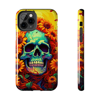 Sun Kissed Skull iPhone Case