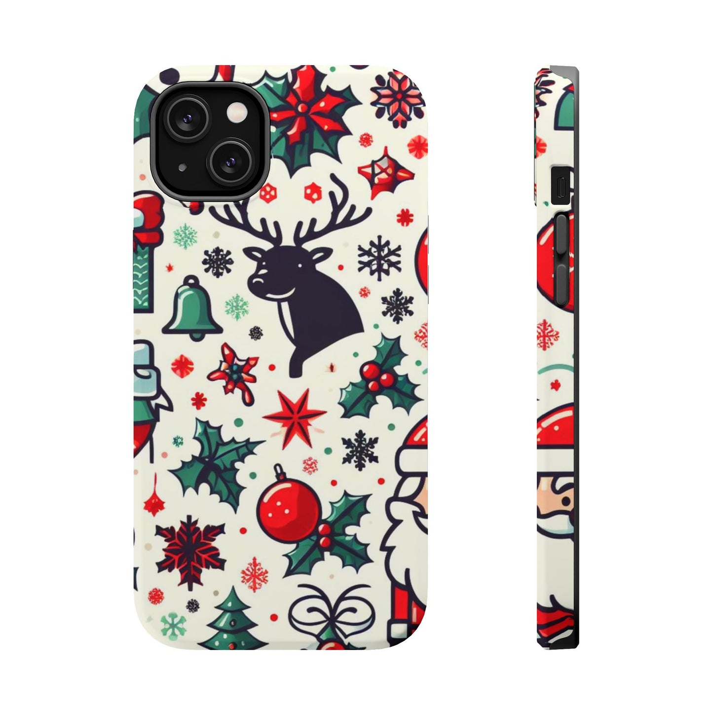 Cartoon Christmas Cheer – MagSafe iPhone Case