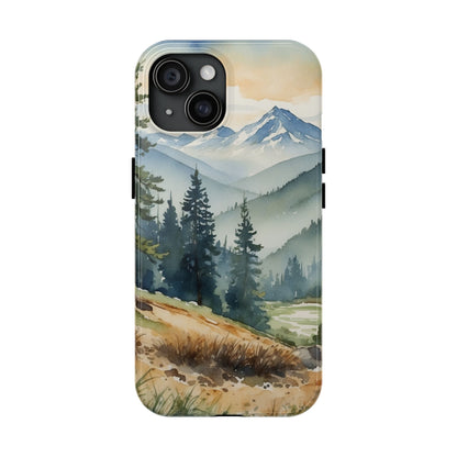 Tranquil Mountain Escape - iPhone Case