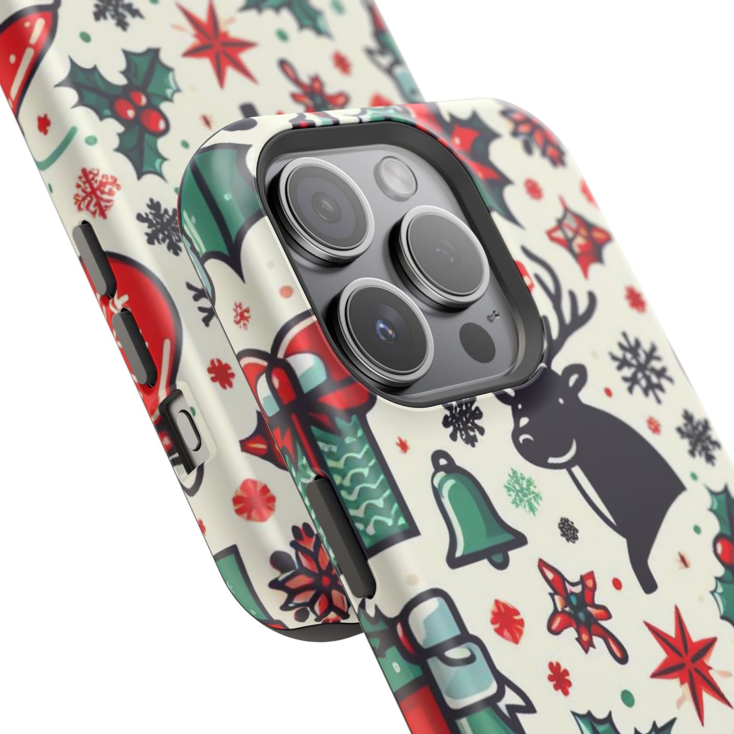 Cartoon Christmas Cheer – MagSafe iPhone Case