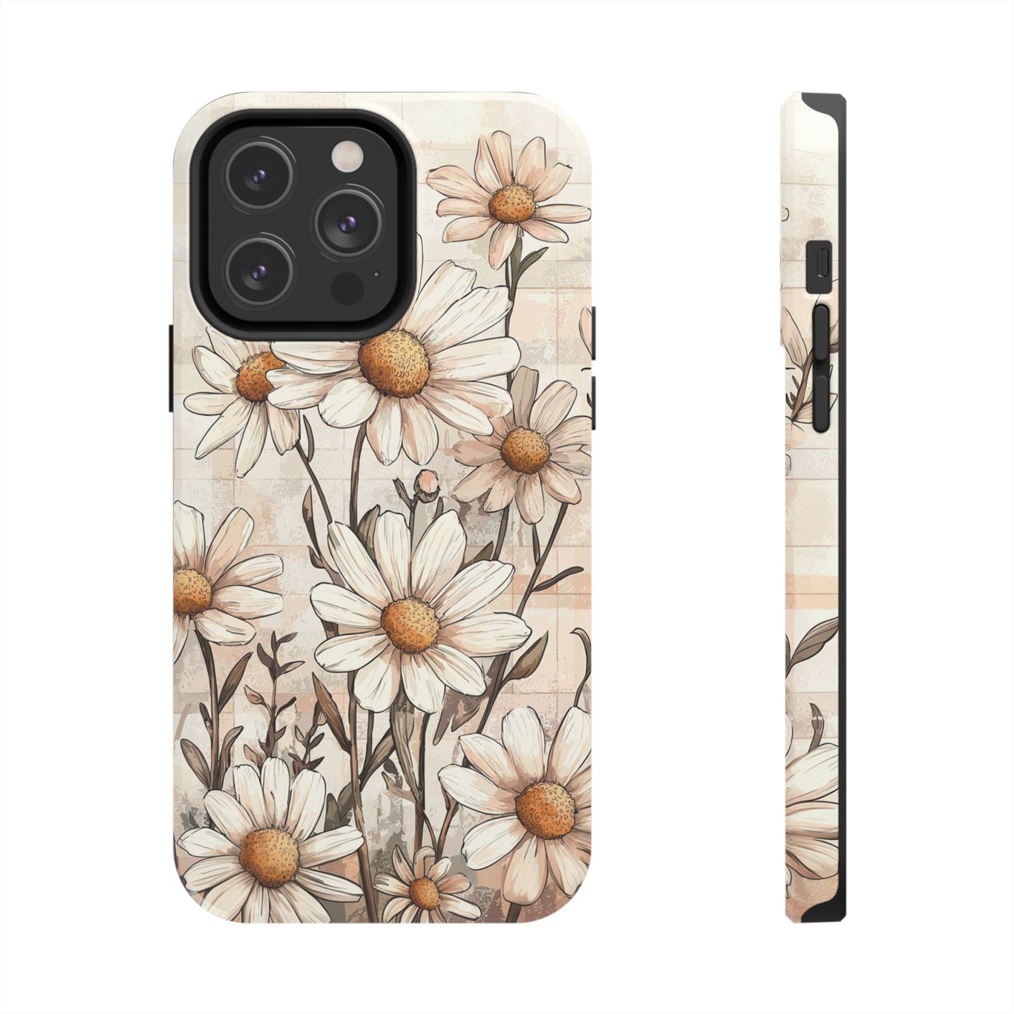 Pastel Daisy iPhone Case - Elegant Floral Protective Cover - BOGO Cases