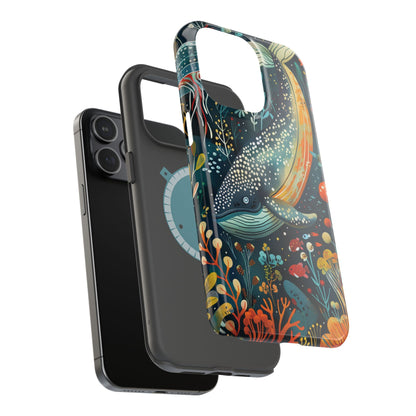 Oceanic Elegance Whale iPhone Case