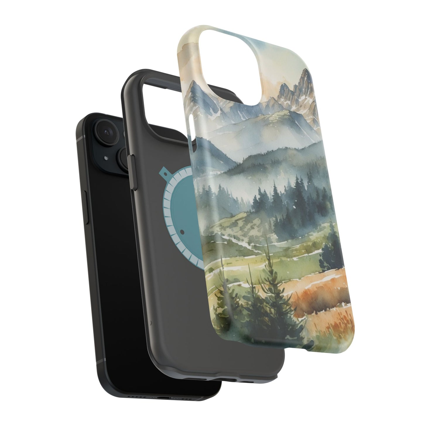 Serene Alpine Forest - MagSafe iPhone Case