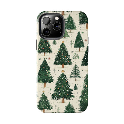 Festive Christmas Tree Forest Pattern – iPhone Series Case