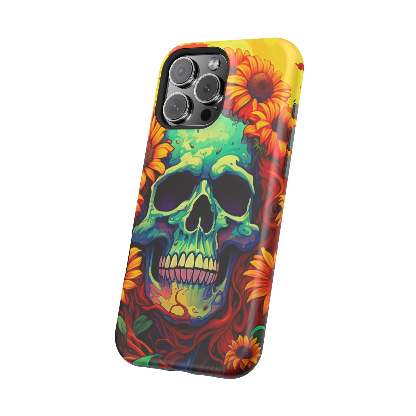 Sun Kissed Skull MagSafe iPhone Case