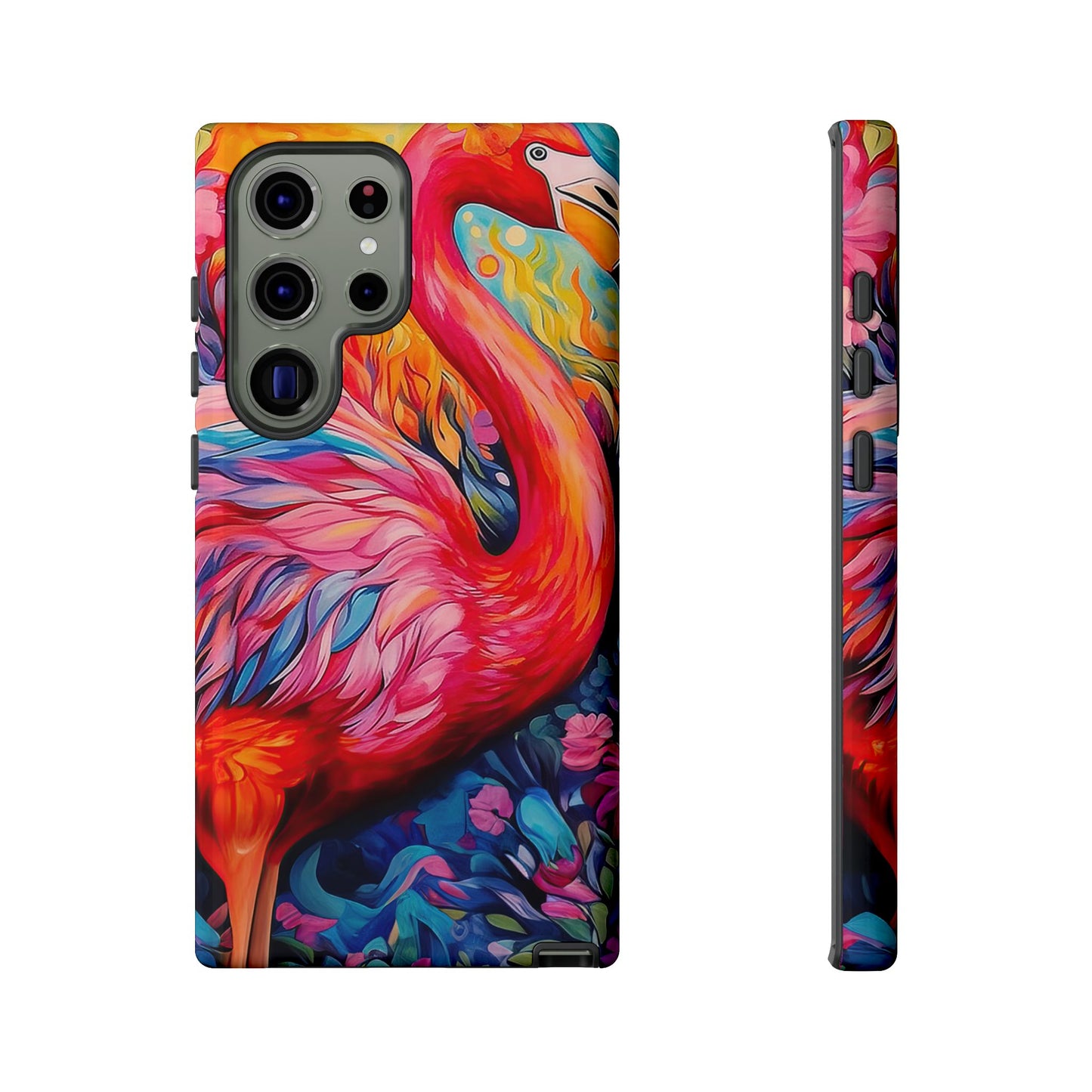 Flamingo Fiesta – Vibrant Flamingo Samsung Galaxy Phone Case