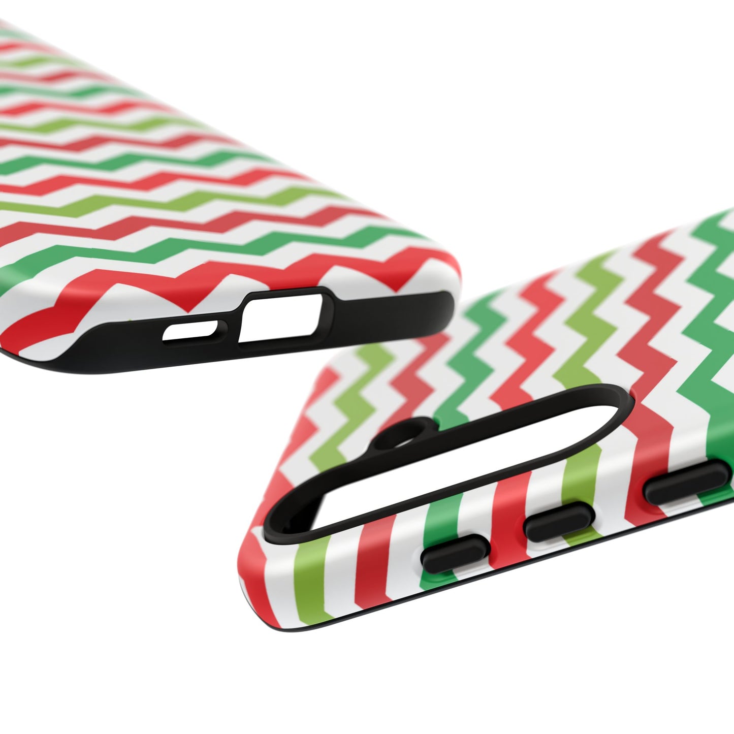 Vibrant Fiesta Chevron – Yellow Green, Green & Red Geometric Case