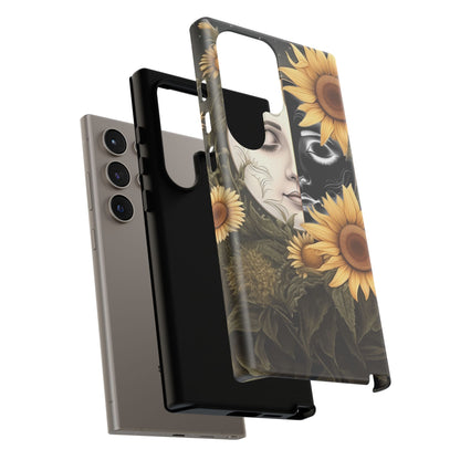 Sunflower Moon and Stars Samsung Galaxy Case – Ethereal Art Design