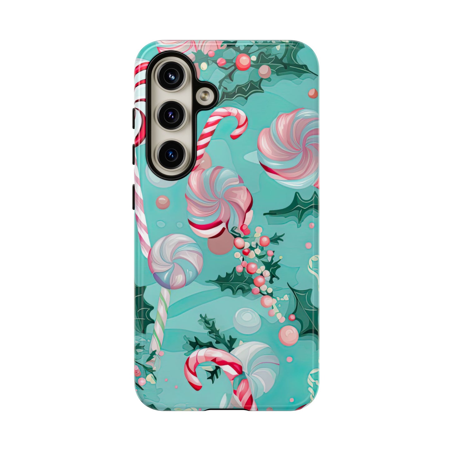 Candy Cane & Peppermint Holiday Delight – Samsung Galaxy Series Case