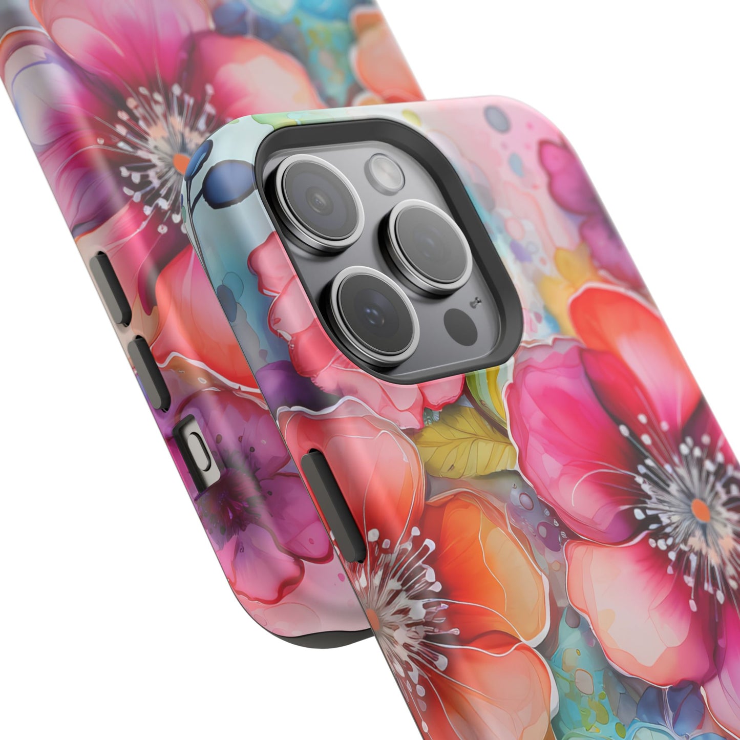 Vibrant Watercolor Floral Garden - MagSafe iPhone Series Case