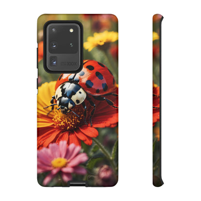 Ladybug on Orange Daisy - Samsung Galaxy Case