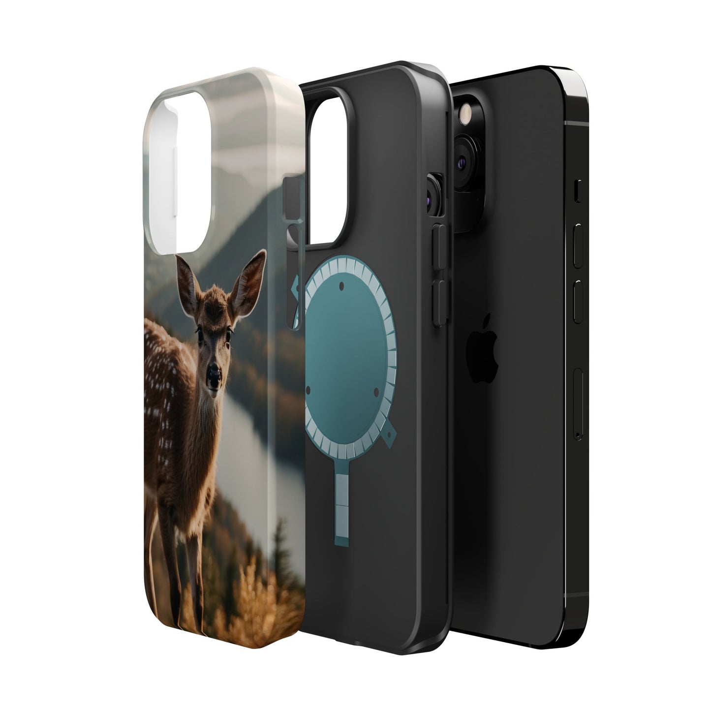 Whimsical Fawn in a Sunlit Forest MagSafe iPhone Case