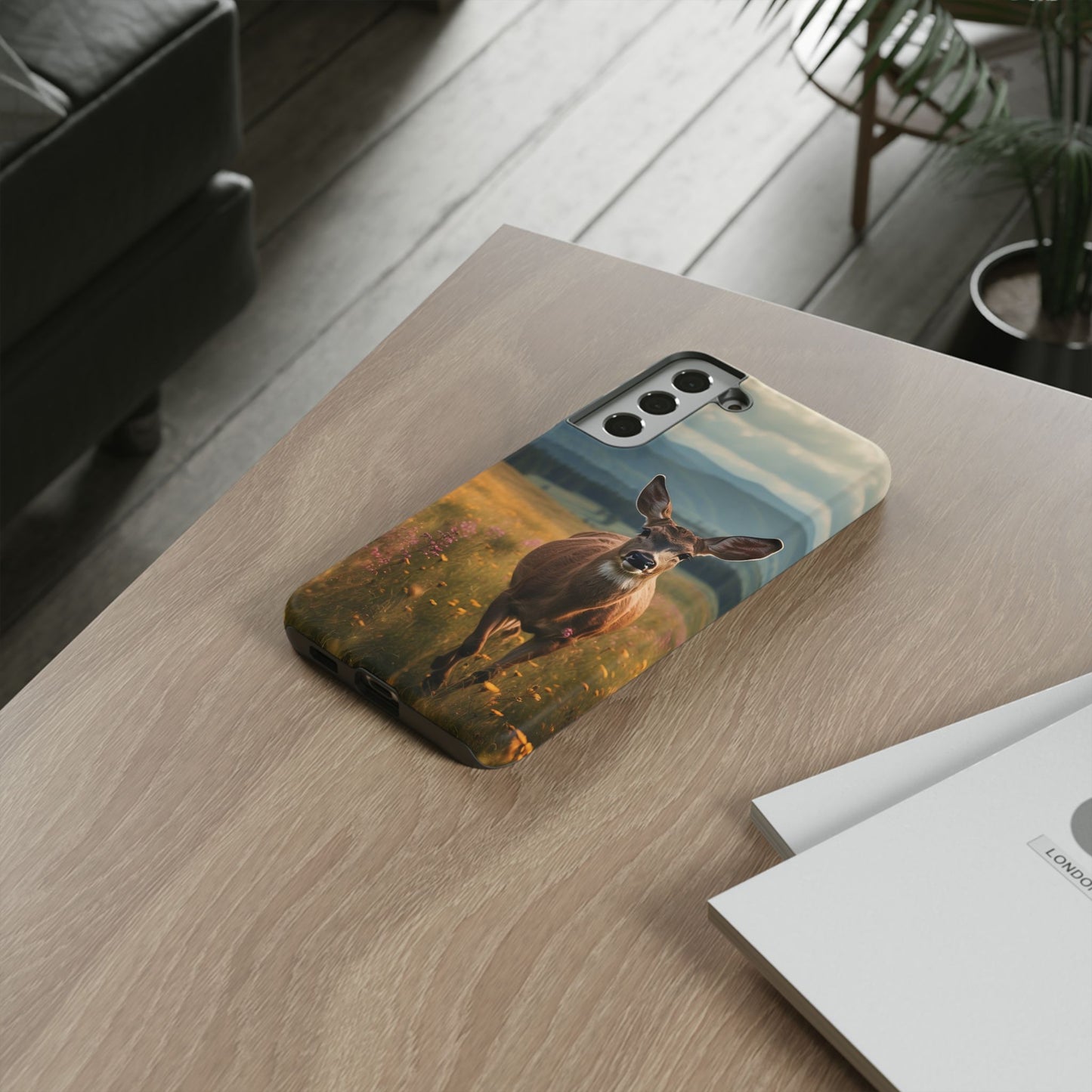 Rustic Meadow Deer – Samsung Galaxy Case