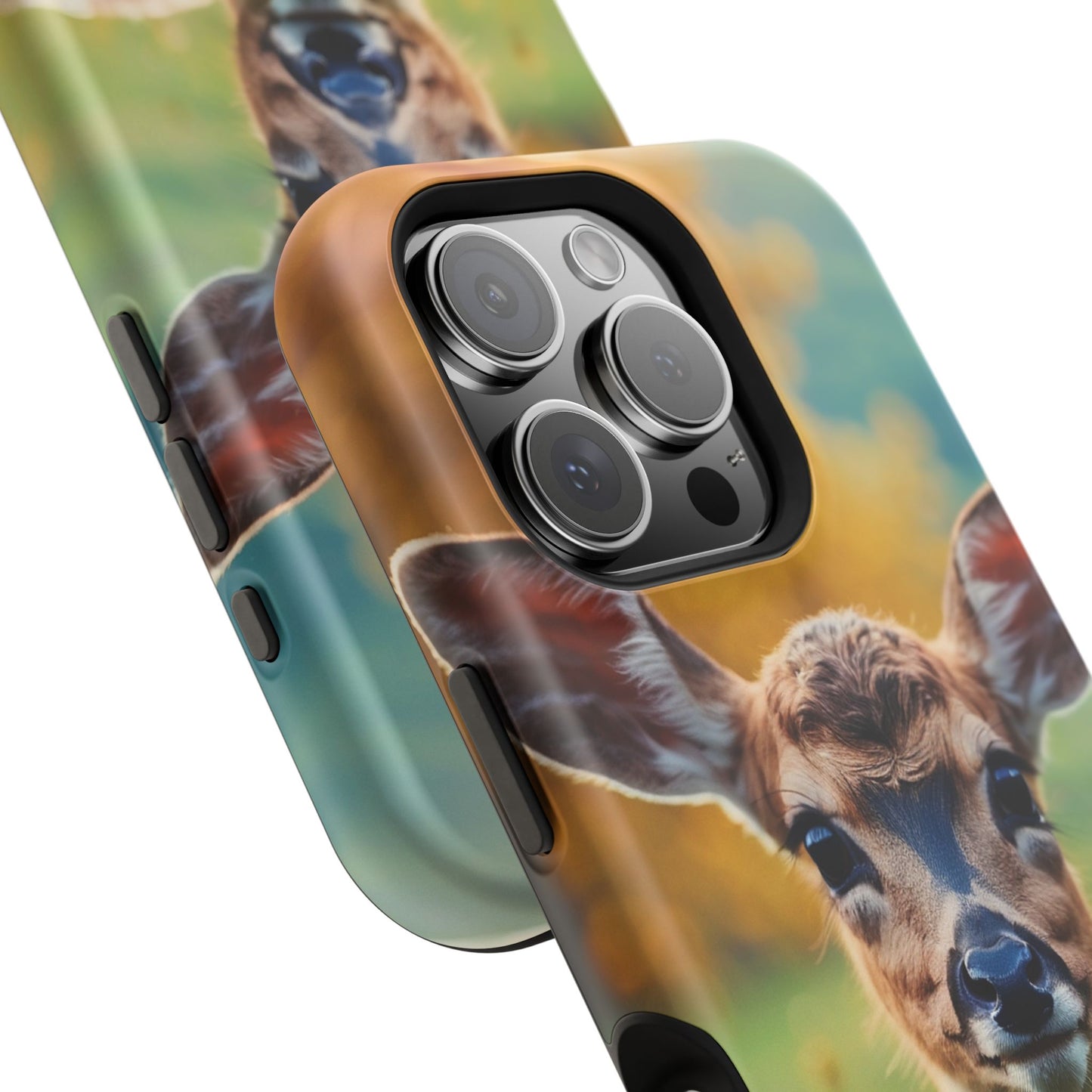 MagSafe-Compatible iPhone Case – Golden Meadow Fawn