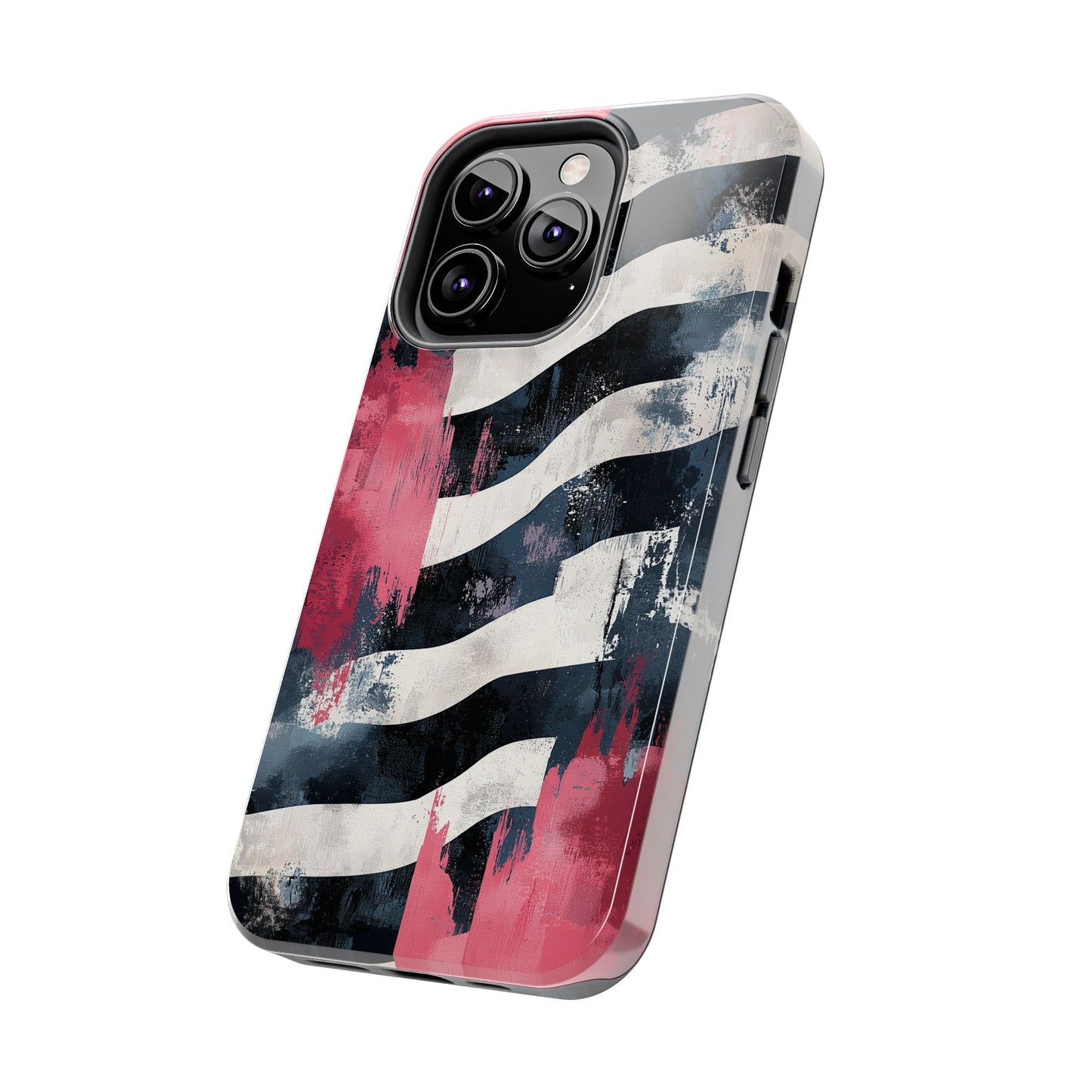 Blood Zebra iPhone Case – Bold Red & Black Pattern