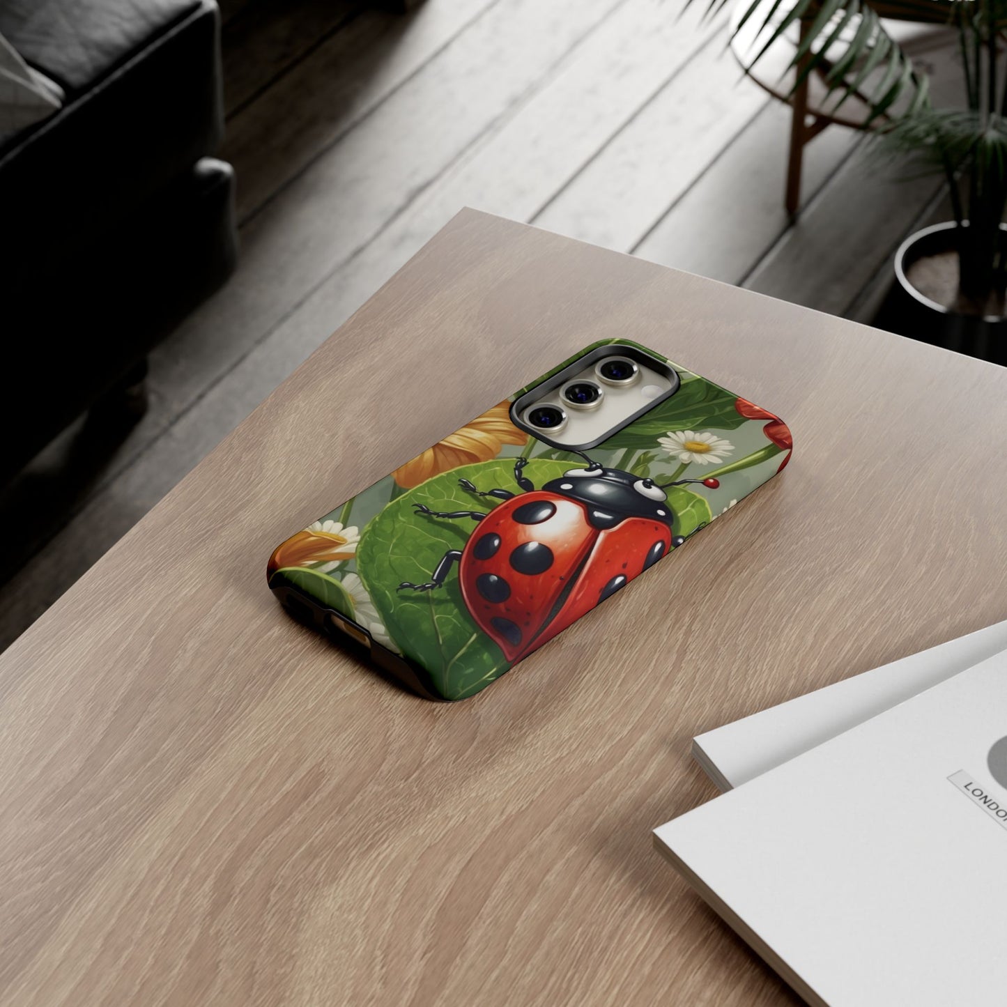 Ladybug Garden Samsung Galaxy Case – Nature-Inspired Design