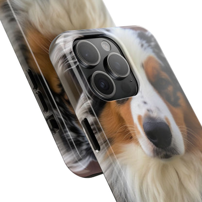 Aussie Farm Dog and Baby Chicks Phone Case