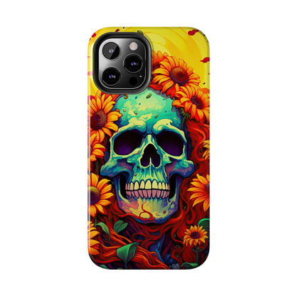 Sun Kissed Skull iPhone Case