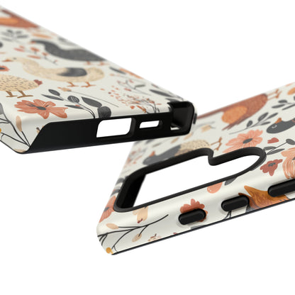 Vintage Duck Case – Floral & Leaf Design