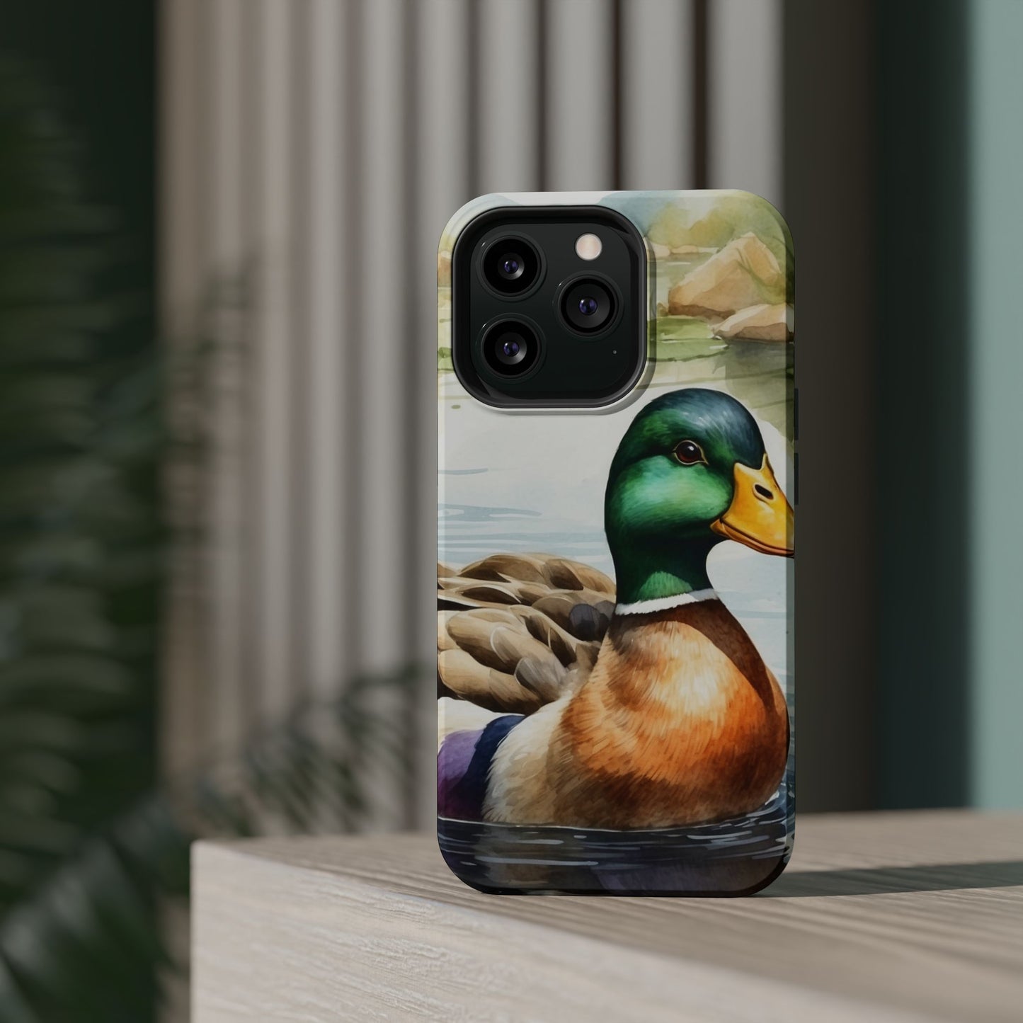 Serene Duck Reflection - MagSafe iPhone Case