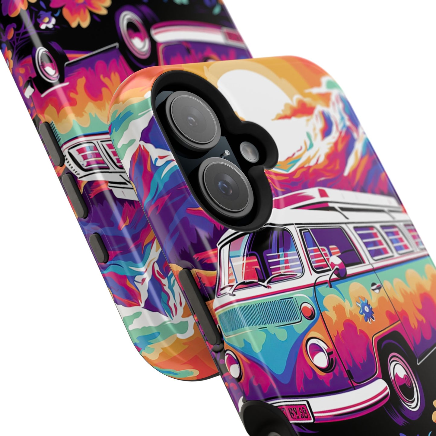 Groovy Floral Sunset Van – MagSafe iPhone Series Case