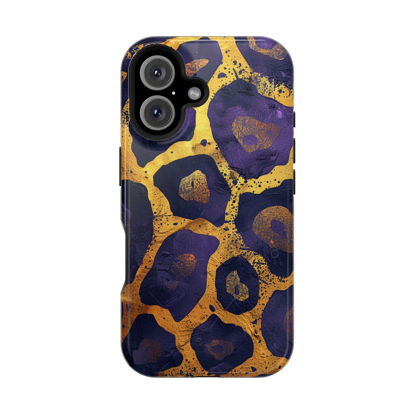 Regal Amethyst Leopard iPhone Case