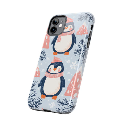 Penguin in Winter Wonderland iPhone Case