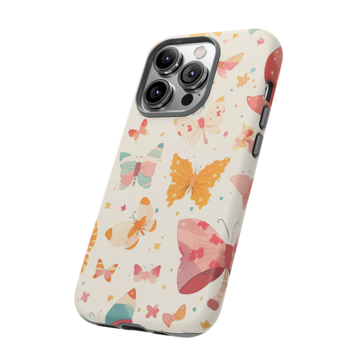 Coquette Watercolor Butterfly iPhone Case