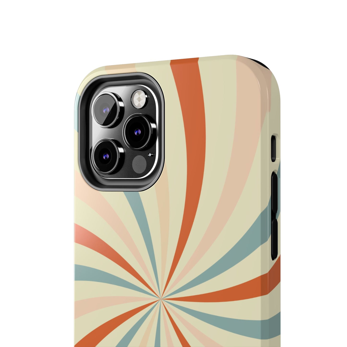 Retro Swirl iPhone Case – Durable, Vintage-Inspired Design with Dual-Layer Protection