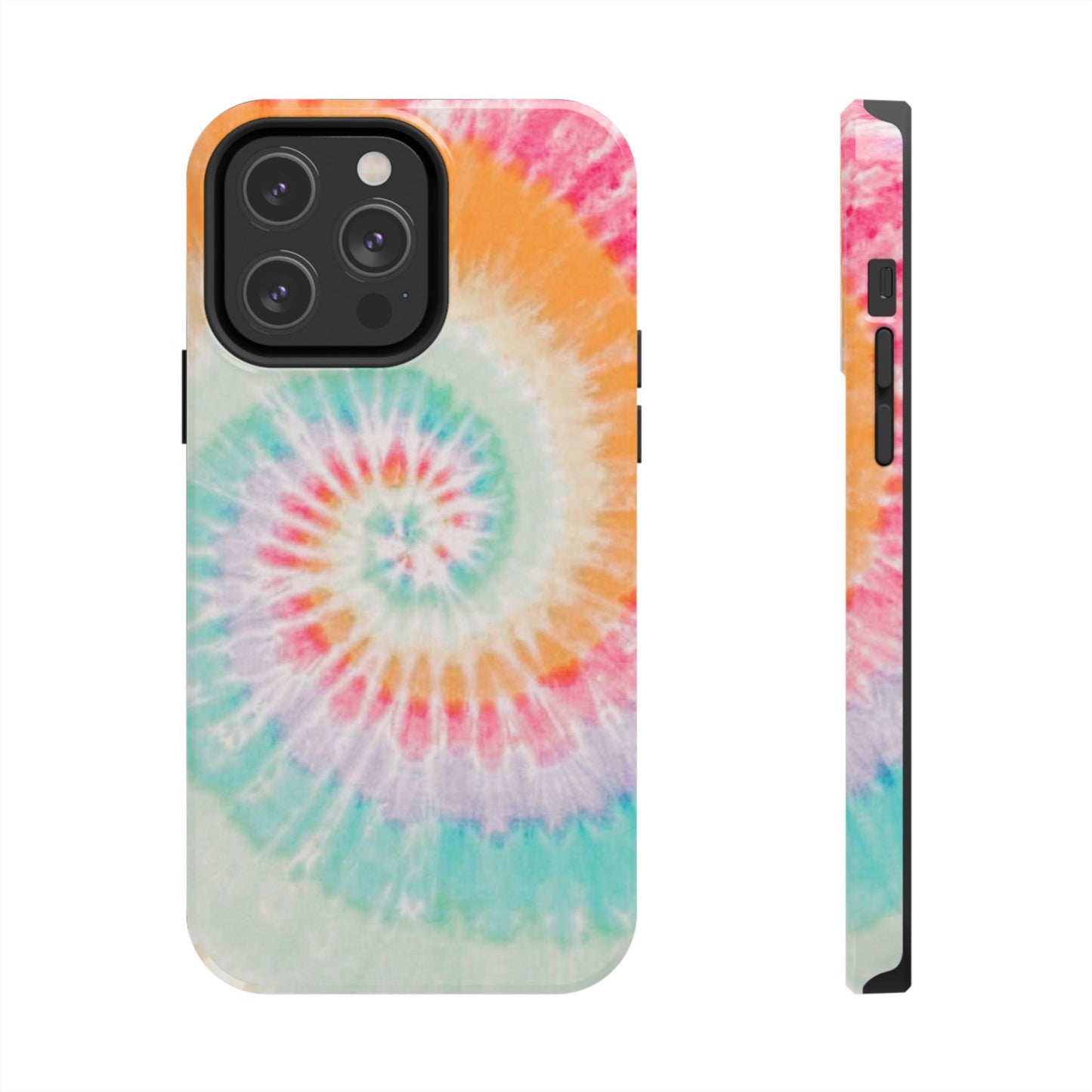 Pastel Swirl Tie-Dye iPhone Case – Soft & Minimalistic Style