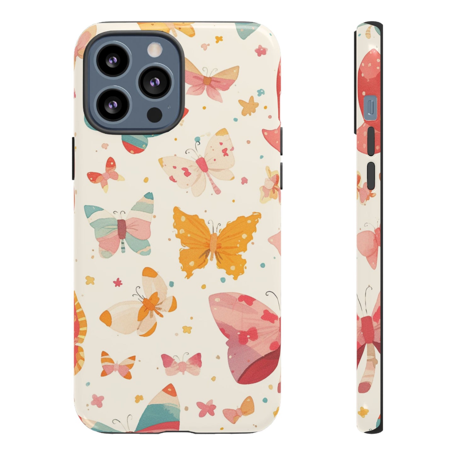 Coquette Watercolor Butterfly iPhone Case