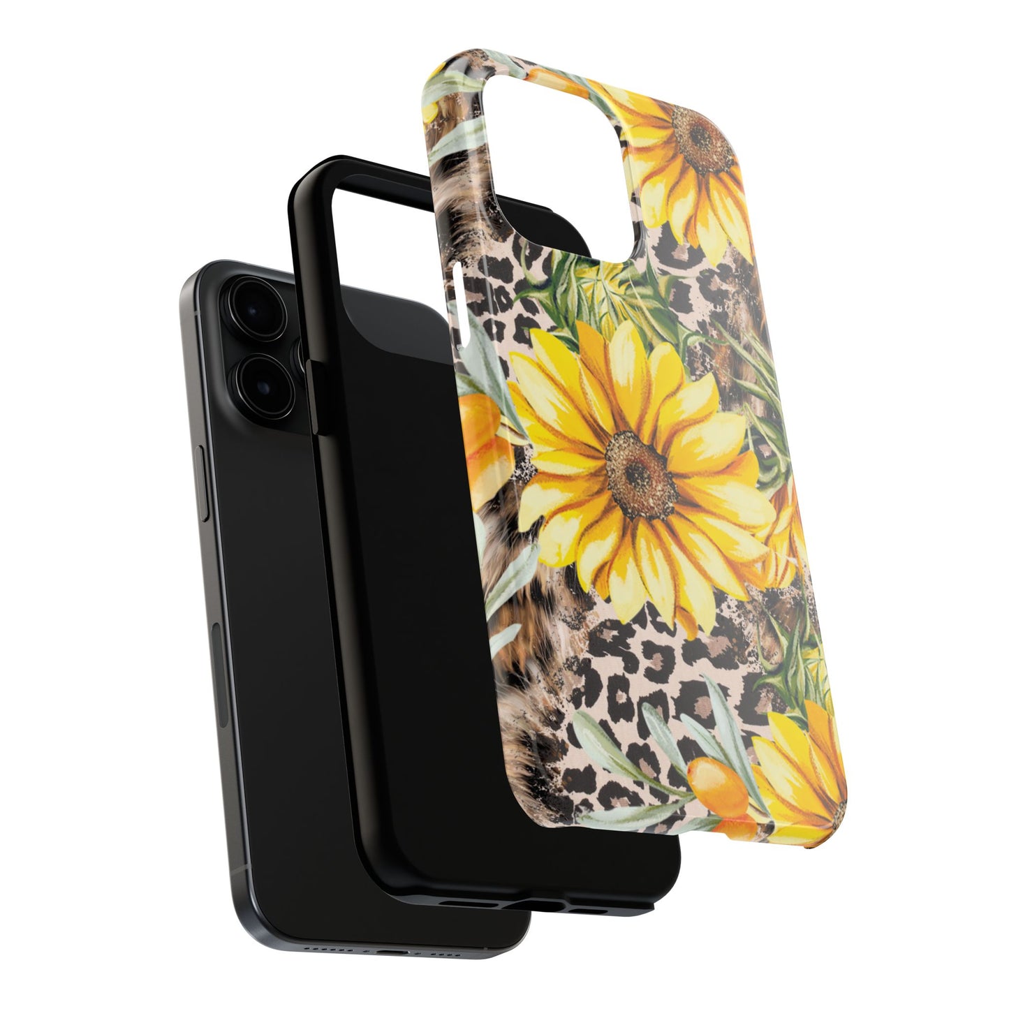 Leopard Sunflower Chic - iPhone Series Case