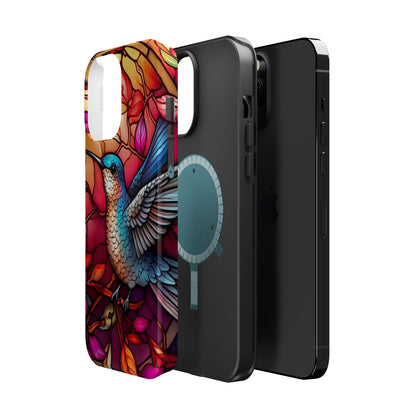 Radiant Multicolor Bird Artwork - MagSafe iPhone Case