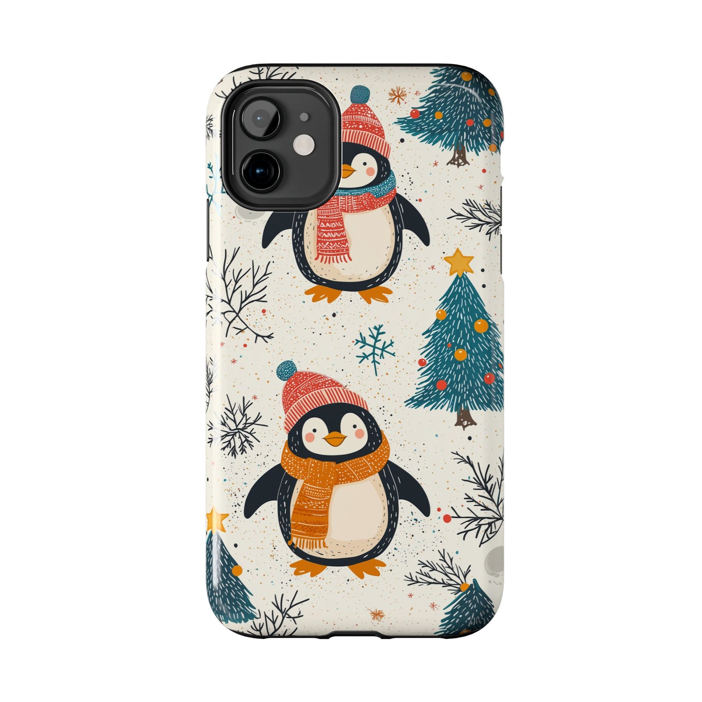 Penguin Wonderland – Snowy Christmas Cheer iPhone Case