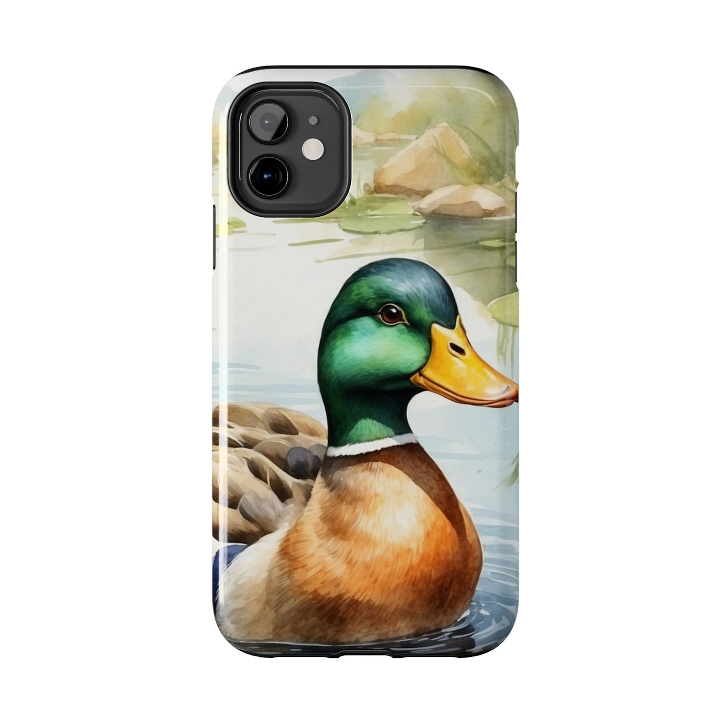 Serene Duck Reflection - iPhone Case