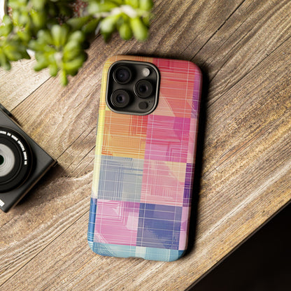 Pastel Panache Watercolor Plaid Case