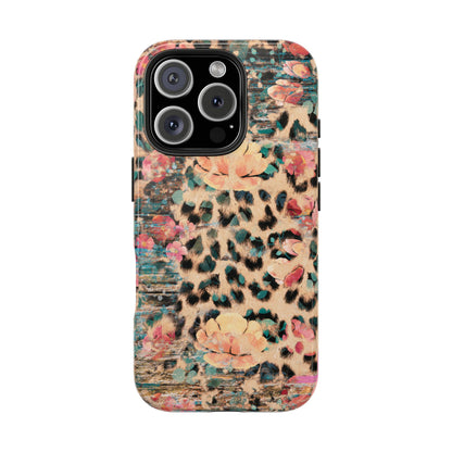 Rustic Floral Leopard - iPhone Series Case