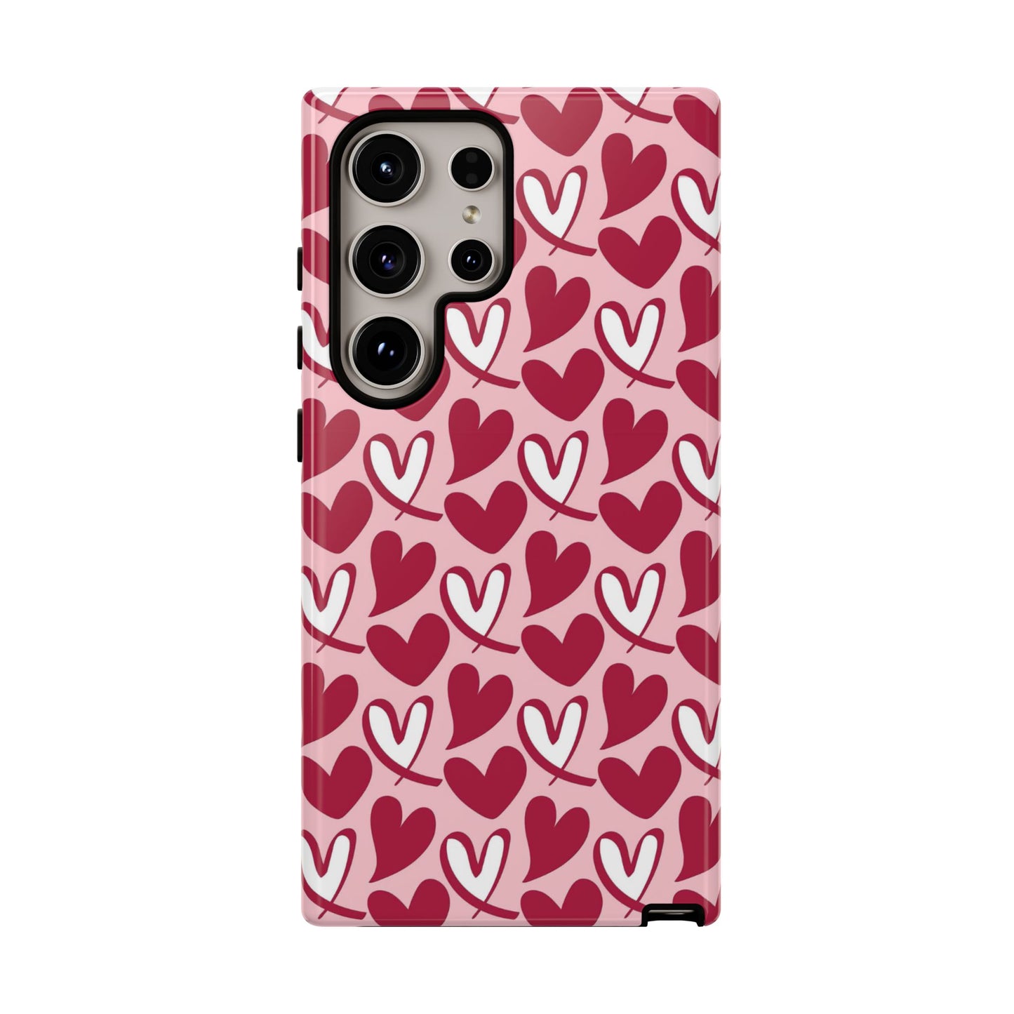 Hand-Drawn Hearts Samsung Galaxy Case