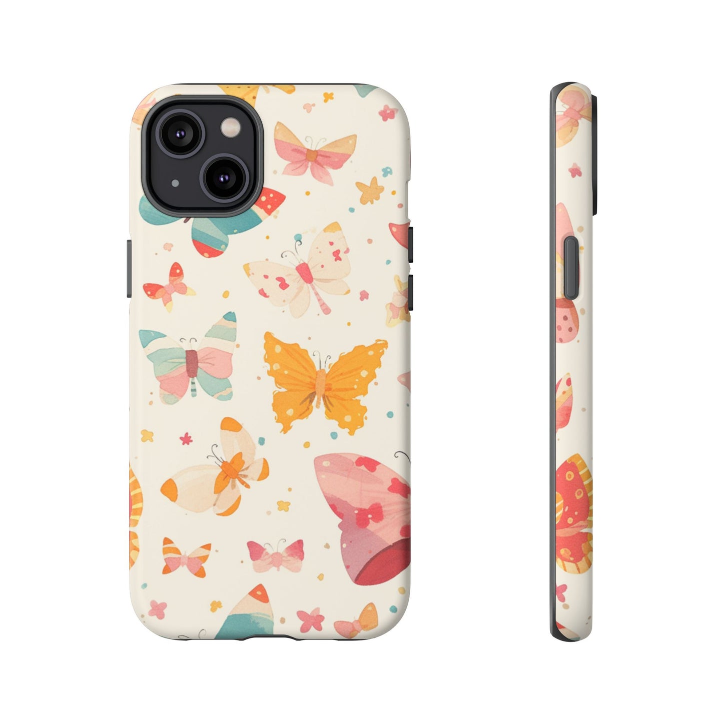 Coquette Watercolor Butterfly iPhone Case