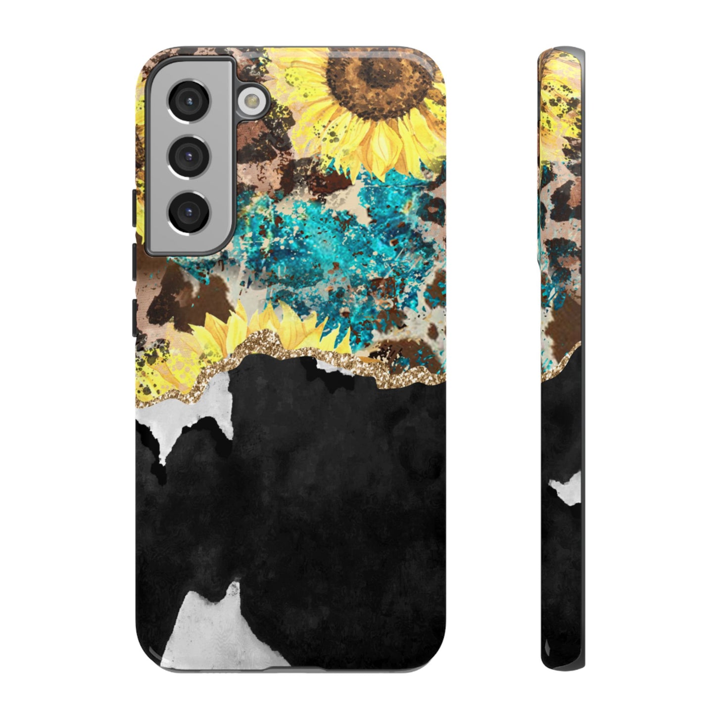 Rustic Sunflower Leopard Glam - Samsung Galaxy Series Case