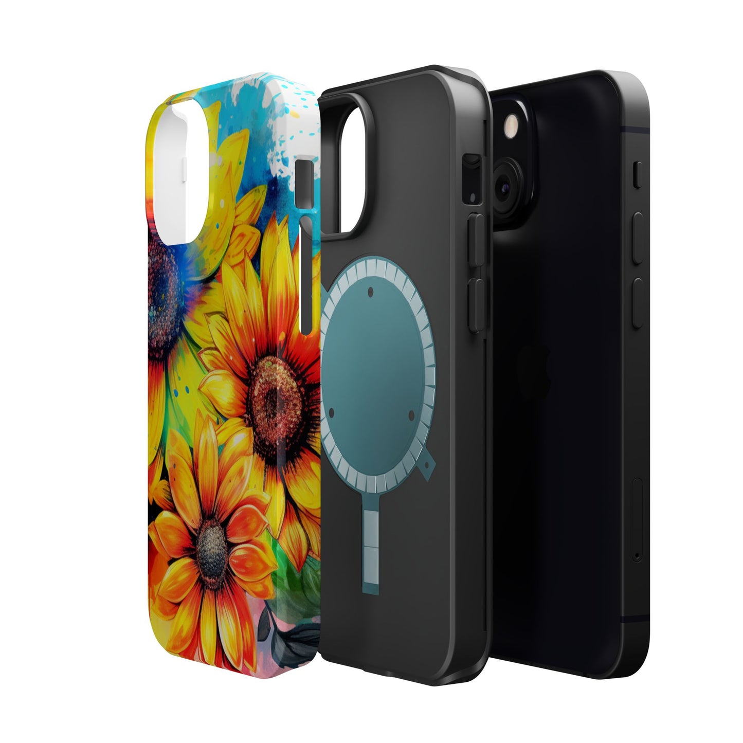 Vibrant Sunflower Splash - MagSafe iPhone Series Case