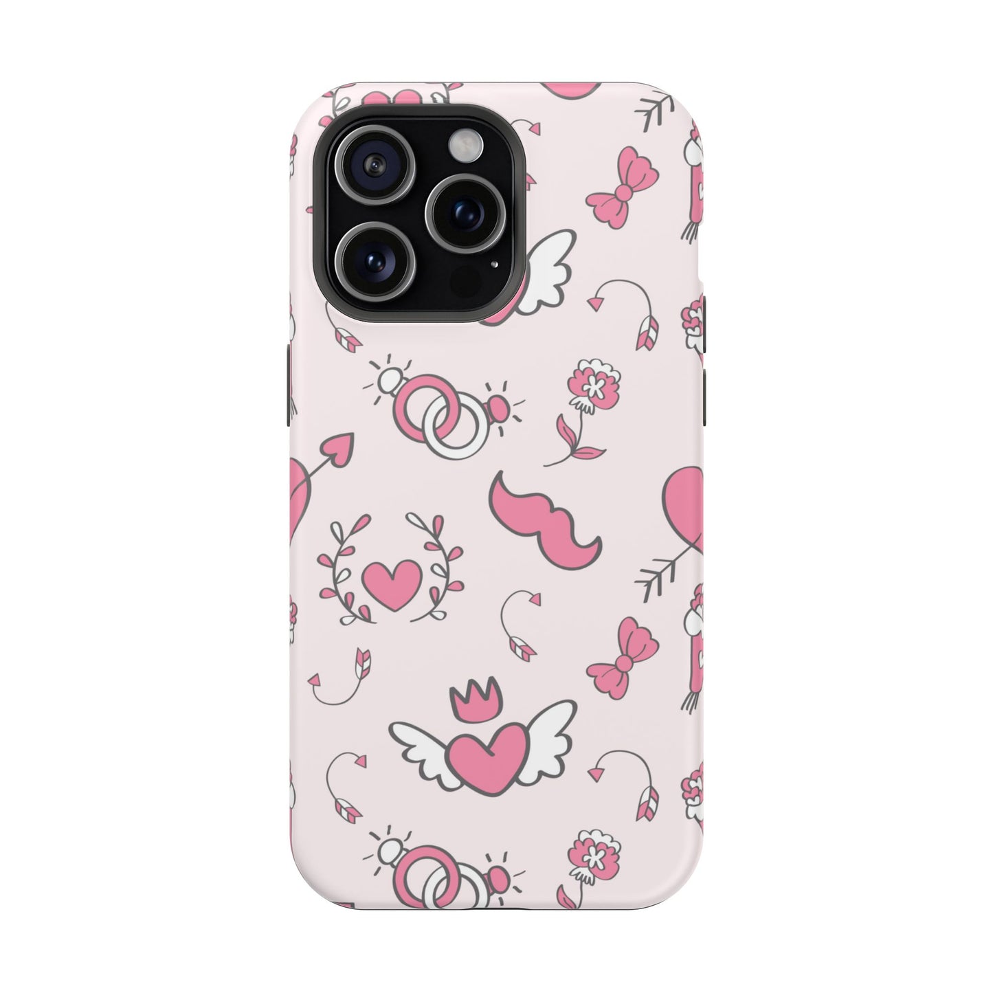 Pink Love Icons MagSafe Case